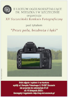 Plakat XV Konkursu Fotograficznego 2022